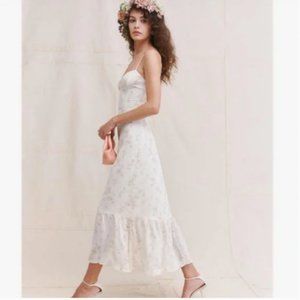 Reformation Emersyn Dress Riso Size 8 (WORN ONCE)
